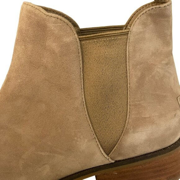 Cole Haan $250 Laina Beige Suede Ankle Bootie Size 8.5 B NEW - Picture 5 of 7